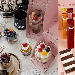 Scatola Pieghevole per Torte in Carta, Confezione per Dolci di San Valentino, Ideale per Cupcake in Vetro - Product Image 6