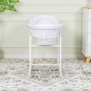 Nouveau support de panier de moïse à bascule <span class=keywords><strong>en</strong></span> bois pour berceaux de bébé - Product Image 3