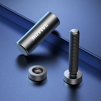 Soporte Magnético de Aleación SAMZHE para Tarjetas Gráficas GPU, Soporte Ajustable para GPU, Soporte para PC para NVIDIA RTX Serie 40 (Altura 51-83mm)