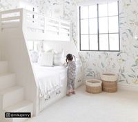 Lit superposé en bois pour enfants avec escalier, lit superposé double, meubles de chambre à coucher amusants et élégants