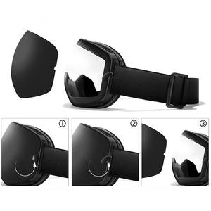 2025高品质滑雪板滑雪太阳镜UV400户外运动滑雪板椭圆形时尚舒适滑雪眼镜雪镜 - Product Image 3