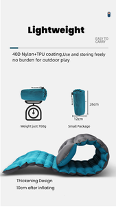 Gối ngoài trời mới đi bộ đường dài leo núi cách nhiệt Mat gấp giường siêu nhẹ đệm không khí Đệm Ngủ Cắm Trại nệm bơm hơi - Product Image 4