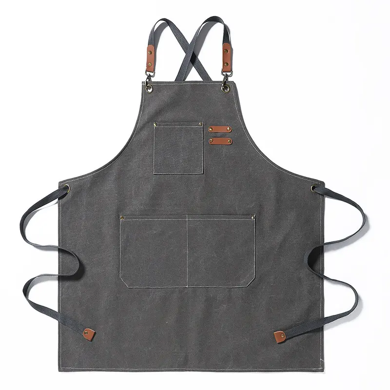 Avental de cozinha para homens e mulheres, avental do chef de cozinha com impressão personalizada 100% algodão