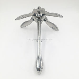 <span class=keywords><strong>Ancre</strong></span> pliante portable pour bateau, <span class=keywords><strong>ancre</strong></span> grappin pliable en acier inoxydable 316, matériel marin en gros - Product Image 4