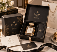 Boîte à parfum magnétique personnalisée avec flacon en verre, ensemble d'emballage complet, fabricant