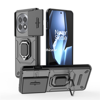 Lichicase porte-anneau magnétique antichoc couverture arrière rigide pour OnePlus Ace 5 5 Pro 13R armure coque de téléphone