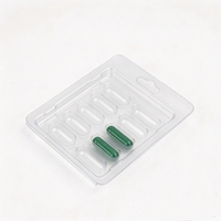 Boîtes à pilules en plastique vides pour 10 capsules, emballages en blister personnalisés pour comprimés et médicaments