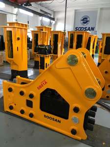 SOOSAN SB81A MARTILLO HIDRÁULICO DE TIPO LATERAL ADECUADO PARA ACCESORIOS DE EXCAVADORA DE GRAN ESCALA CON REPUESTOS CINCES MANGUERAS ETC - Product Image 3