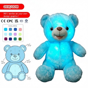 Peluche Personalizado de Alta Calidad, Oso de Peluche que Brilla en la Oscuridad, Juguetes de Confort Nocturnos, Peluches de Animales Personalizados - Product Image 1