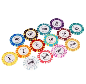 Tùy chỉnh Nhà máy cung cấp giá rẻ Casino Poker chip tùy chỉnh đất sét Poker chip - Product Image 1