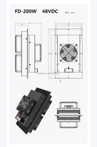 Ventilador portátil termoeléctrico de <span class=keywords><strong>aire</strong></span> <span class=keywords><strong>acondicionado</strong></span> móvil y ventilador con motor de CC para disipación de calor y refrigeración. - Product Image 6