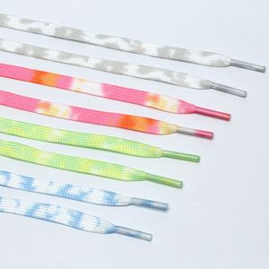 Lacets Tie-Dye Plats pour Baskets Montantes en Toile – Lacets Imprimés pour Femmes et Hommes - Product Image 2