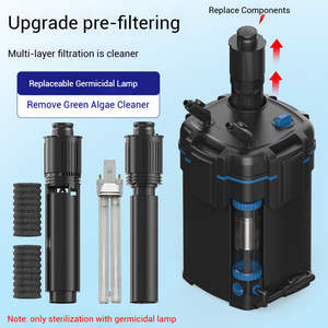 Filtro Externo <span class=keywords><strong>para</strong></span> Acuario, Ultra Silencioso, con Luz UV, Accesorios <span class=keywords><strong>para</strong></span> <span class=keywords><strong>Acuarios</strong></span>, Venta al Por Mayor - Product Image 3