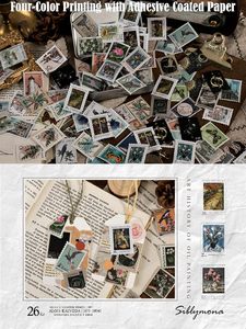 Autocollants de timbres vintage pour scrapbooking et décoration artisanale - Product Image 4