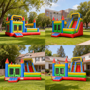 Château gonflable Bluey pour enfants en plein air, château gonflable pour fête, <span class=keywords><strong>location</strong></span> de château gonflable pour tout-petits, château gonflable Bluey pour sauter - Product Image 3