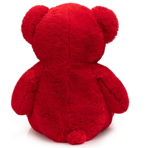 <span class=keywords><strong>Peluche</strong></span> personalizzato grande orsacchiotto <span class=keywords><strong>rosso</strong></span> con nastri - Product Image 4