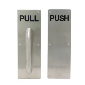 Maniglia per Porta Antincendio di Alta Qualità in Acciaio Inox 304 con Scritte di Emergenza - Product Image 2