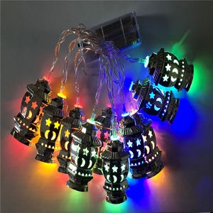 Guirlande lumineuse à lumière led, lampe féerique, à motif d'étoile de lune, style lanterne de palais des célébrités, du ramadan, décoration intérieure et extérieure, pour noël - Product Image 4