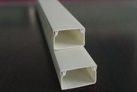 Gaine de câbles en PVC blanc, profilé en PVC, gaine de câbles en PVC, gestion des câbles