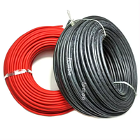 Cable Solar de Cobre Estañado 6mm2 10AWG Personalizado 2.5mm 4mm 6mm Cable Fotovoltaico TVU Cable Eléctrico de Cobre 4mm2