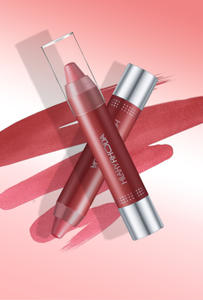 <span class=keywords><strong>Rouge</strong></span> à lèvres et gloss à lèvres en gel mat, application facile de la couleur, fini velours doux, formule durable, ne colle pas facilement, crayon à lèvres - Product Image 6