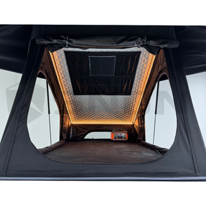 Tente de toit de voiture SNDN de haute qualité, en aluminium rigide, imperméable, avec charnière en X, pour 2-3 personnes, pour le camping en plein air SD10-18 1. Base en aluminium - Product Image 1