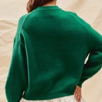 Personnalisé 2025 vacances paillettes lettrage moche noël pull femmes à manches longues hiver décontracté pull tricot pull haut