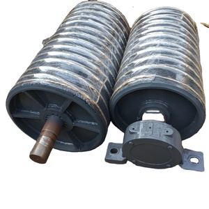 Nhiệm vụ nặng nề tdy75 phẳng vành đai lớp phủ cao su băng tải điều khiển đầu làm biếng Con lăn tesion đuôi trống Take-up snub ròng rọc cho băng tải - Product Image 4