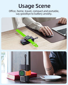 พาวเวอร์<span class=keywords><strong>แบ</strong></span>งค์ระบบแม่เหล็กขนาดเล็กแบบพกพา5000มิลลิแอมป์<span class=keywords><strong>ต</strong></span>่อชั่วโมงชาร์จ<span class=keywords><strong>เร็ว</strong></span>แบ<span class=keywords><strong>ต</strong></span>เตอรี่ลิเธียมโพลิเมอร์ชาร์จแบบไร้สายสำหรับ <span class=keywords><strong>Apple</strong></span> <span class=keywords><strong>Watch</strong></span> Series - Product Image 4