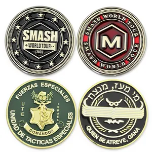 Maker Coin Manufacturer Zinc Alloy Brass Souvenir Metal Craft Die Stamping Coin Embossed Enamel Challenge Coin