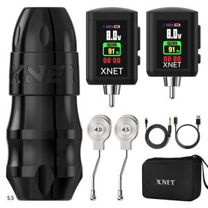 XNET Sita puissant moteur sans balais 4.0-4.5-5.5mm course professionnel rotatif Machine à tatouer <span class=keywords><strong>Kit</strong></span> de stylo avec 2 pièces <span class=keywords><strong>Lupo</strong></span> RCA batterie - Product Image 1