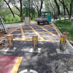 Tự động thủy lực tăng bollard có thể thu vào thép không gỉ điều khiển từ xa bãi đậu xe hàng rào an ninh & bảo vệ sản phẩm - Product Image 5