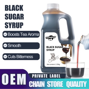 2025 OEM cao cấp nhiều hương vị chai sữa trà bột tráng miệng sô cô la đường dâu tây Maple cà phê nước trái cây chất lỏng xi-rô - Product Image 2