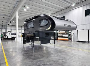 Camping-car moderne pour camion, pliable, avec remorque coulissante, cabine légère en aluminium et acier pour le camping et les voyages - Product Image 5