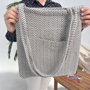 Organic Cotton Custom Women's <b>Summer</b> Spring Embroidery Open Tote <b>Bag</b> for Travel Beach Shopping Portable Shoulder Daily Use - Product Image 4
