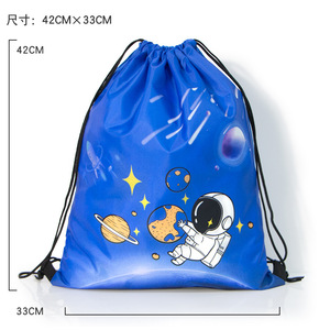 Mochila de Lona Ecológica de Lujo Personalizada con Cordón, Puerto USB, Cierre Reflectante Antirrobo, Multicolor, Portátil, para Compras y Comida para Llevar - Product Image 2