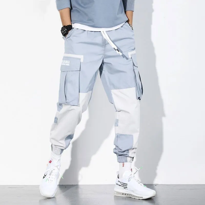 Wholesale Casual Men's Hip Hop Work Cargo Pants Men Slim Streetwear Trousers
