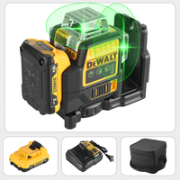 2025 pour DeWALT 360 °   Niveau laser vert rotatif 3D à 12 lignes, outil de marquage professionnel pour la construction en extérieur, batterie au lithium DW89LG