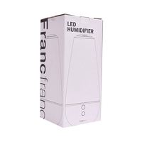 Boîte en carton ondulé recyclé personnalisée, vente en gros, impression blanche, emballage pour humidificateur, électronique, boîte d'expédition
