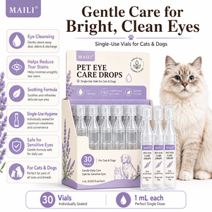 <span class=keywords><strong>Collirio</strong></span> Monodose per Cani e Gatti con Formula Naturale a Marchio Privato - Detergente Oculare per Animali Domestici - Product Image 3