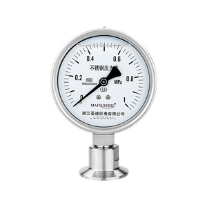 Mandril YTP100BF personalizado, acabado mate de acero inoxidable 50.5, tipo abrazadera, de grado alimenticio, de liberación rápida, higiénico, con diafragma a presión - Product Image 2