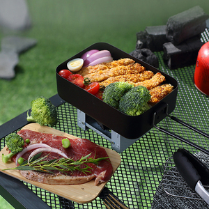 Custom Aluminum Bento Lunch <b>Box</b> for Kids Students Adults, Empty Metal Food <b>Container</b>, Personalized Portable Lunchbox - Product Image 5