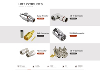 Atténuateur fixe coaxial RF DC ~ 18GHz 200W 40dB