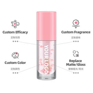 <span class=keywords><strong>Rosa</strong></span> rotondo grande applicatore maquillage produttore di porcellana rossetto label privato lucidalabbra lucidalabbra lucidalabbra - Product Image 3