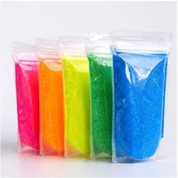 Poudre de pigment fluorescent néon 12 couleurs à base d'eau pour peinture, résine, slime, art, jouets en plastique