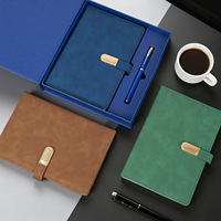 Cuaderno A5 de Diseño de Alta Gama con Cubierta Extra Gruesa de Cuero Sintético Suave, Estilo Ejecutivo Minimalista y Elegante con Cierre Magnético