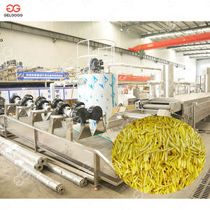 Ligne de production semi-industrielle de snacks croustillants, frites, pommes de terre frites longues, chips de banane plantain, machine à fabriquer des chips de dashen - Product Image 6