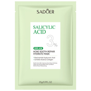<span class=keywords><strong>Mascarilla</strong></span> Facial <span class=keywords><strong>de</strong></span> Alta Calidad para el Cuidado Facial, Elimina el Acné, Calma, Repara e Hidrata, con Ácido Salicílico - Product Image 1