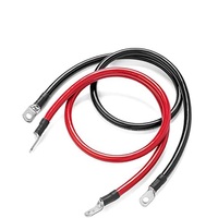 Câble d'alimentation en cuivre étamé isolé XLPO/Silicone, longueur personnalisable 16mm²-95mm², basse tension 600V-1500V, -40~+125°C, pour véhicules électriques