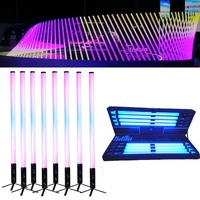 Barres lumineuses LED à projection de pixels étanches IP65 avec contrôle multiple pour théâtre, DJ, discothèque, événements de mariage